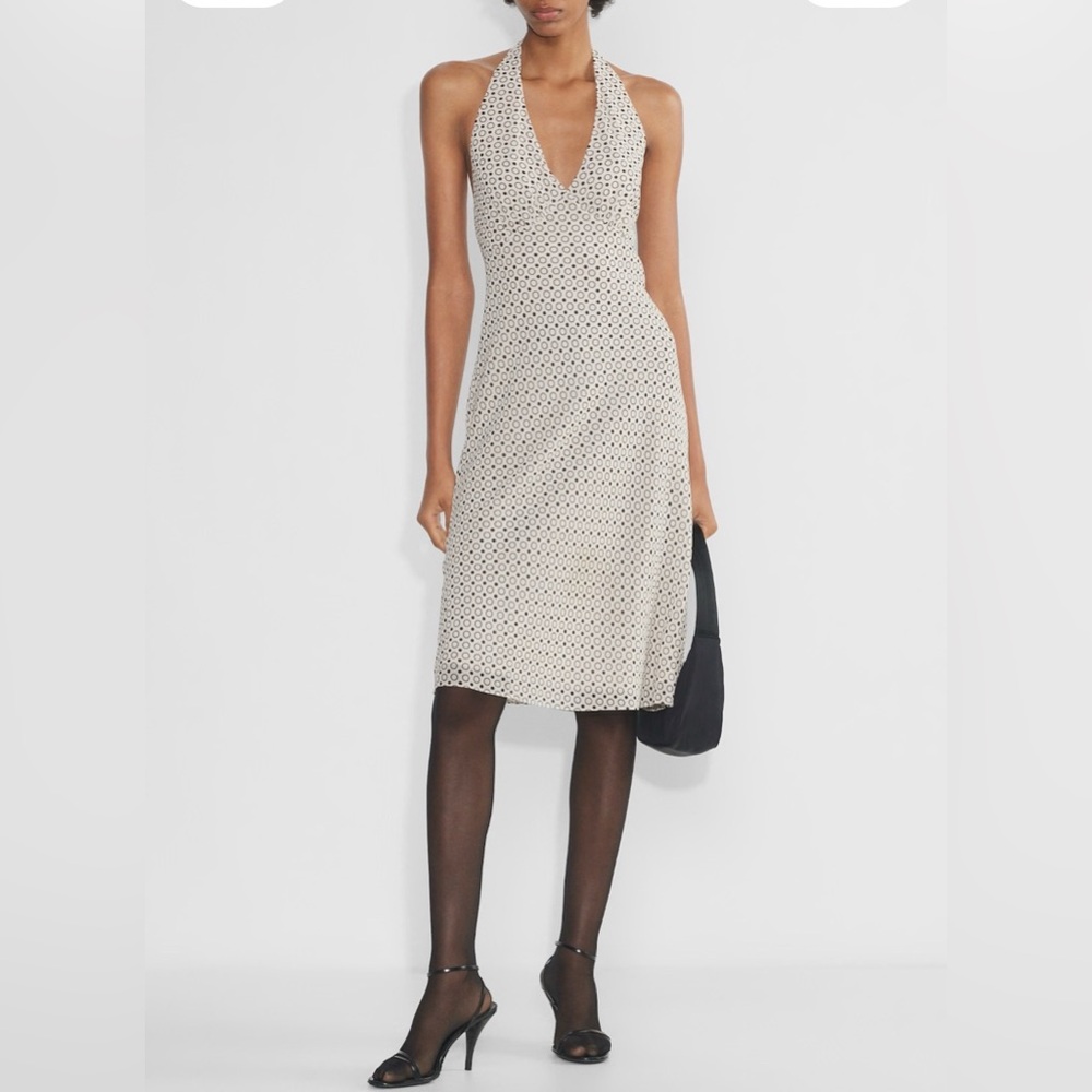 Wilfred Aurelie Dress-Light Birch/Black -Size 6 -NWT